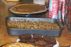 The only picture I could find, in the dessert buffet for a potluck for work (In the silver pan)
